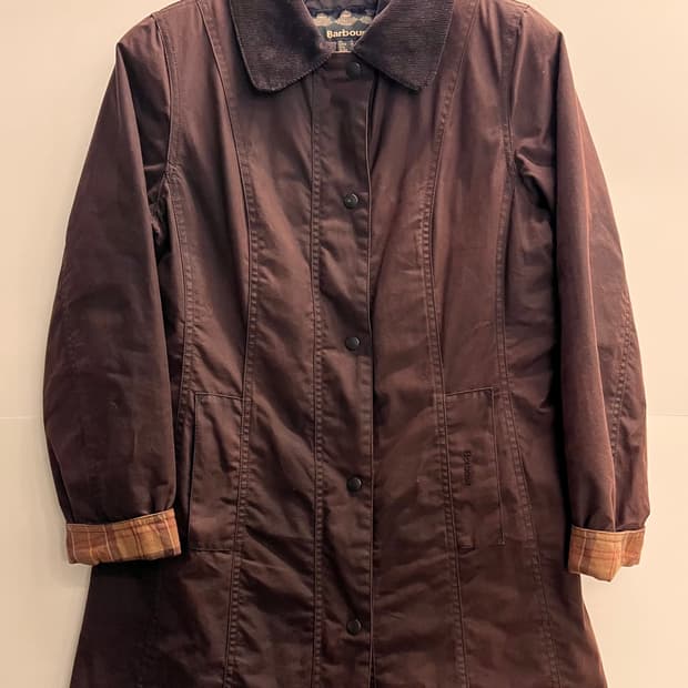 바버 벨세이 왁스 자켓 UK12