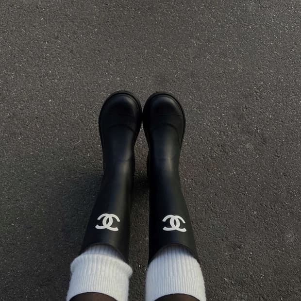 Chanel 레인부츠