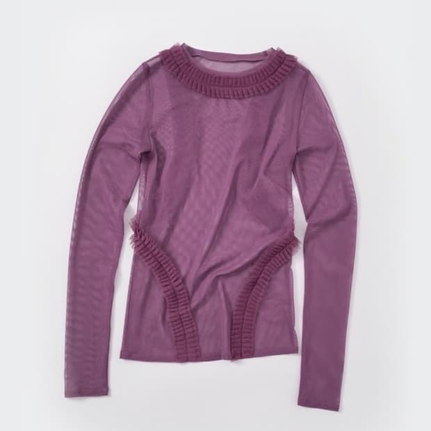 (구해요) 울리카 ulika 탑 퍼플색 사이즈 상관X