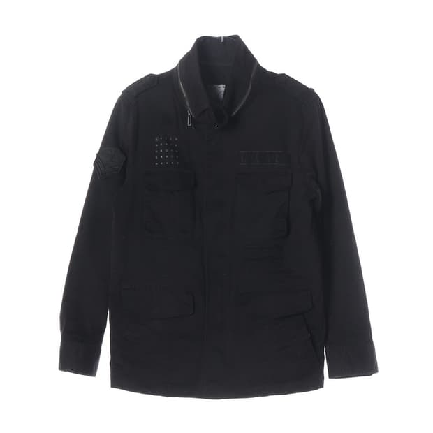 ANDEW 밀리터리 와펜 블랙 하이넥 야상 자켓 XL