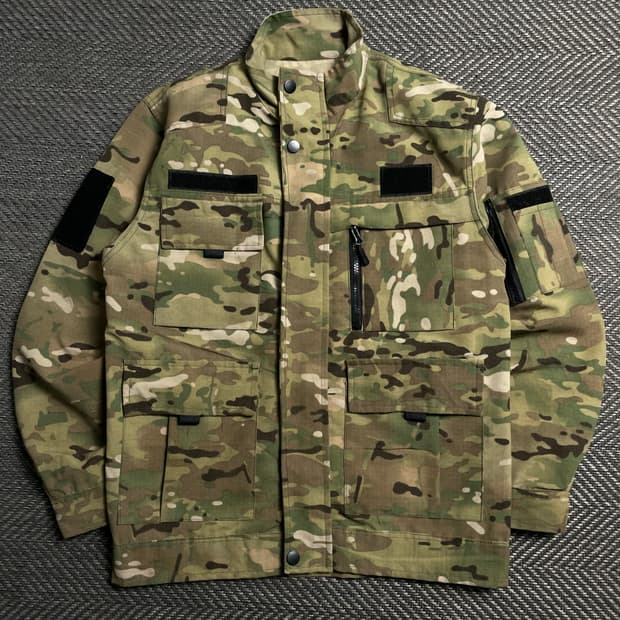 JIANDAOLIAN 카모플라쥬 밀리터리 필드자켓o 6236