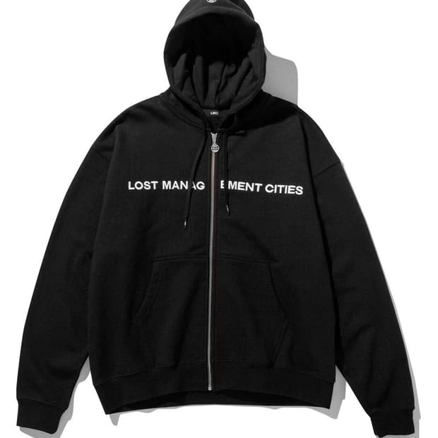 [L] lmc 캐피탈 후드집업 블랙