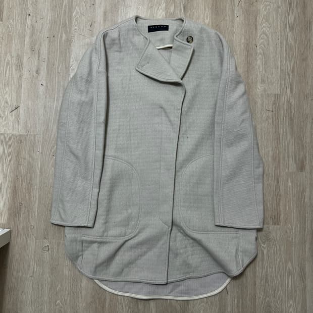 시슬리 여성 미니멀 하프 코트 55-66 