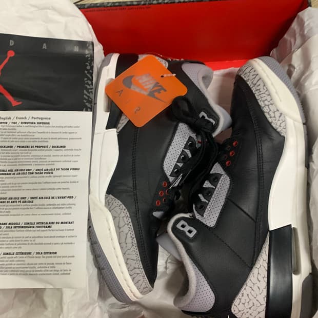 에어조던 3 블랙시멘트 (260)