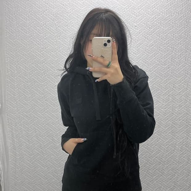 아크네스튜디오 페리스 페이스 약기모 후드티 XS C07778