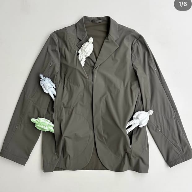 판매) 포스트아카이브팩션 5.1 센터 자켓 올리브 s사이즈