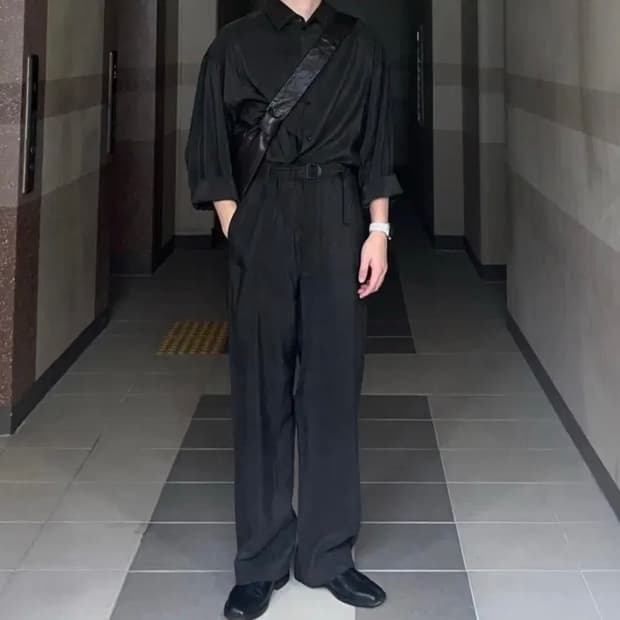 [50/44] 24ss 르메르 드라이실크 다크 에스프레소 셋업