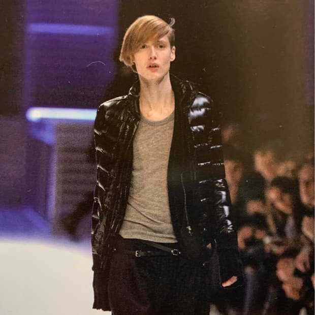 디올옴므 aw07 navigate 에비에이터 패딩자켓