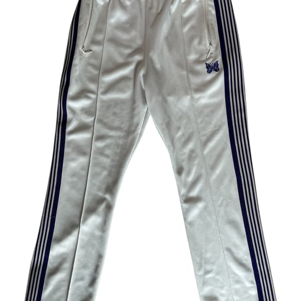 니들스 트랙 팬츠 화이트/퍼플