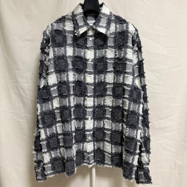 웨이비니스 프린지 테슬 체크셔츠 / 2