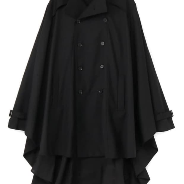 요지 야마모토 Ground Y 케이프 코트