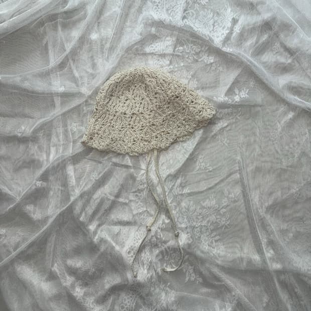 모리걸 레이스 버킷햇