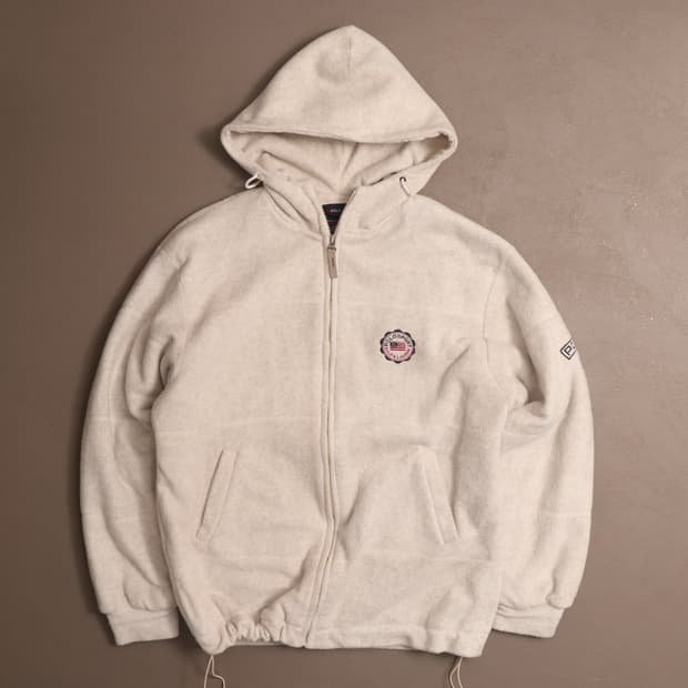 90's 폴로 진스 플리스 후드집업 A1826