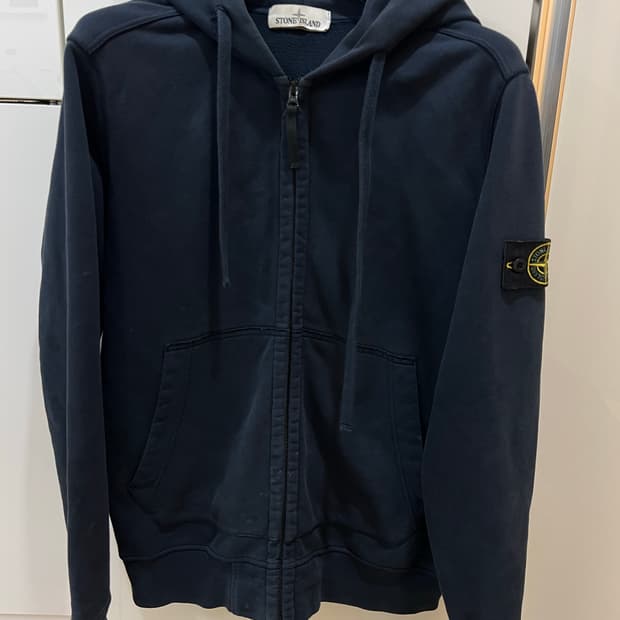 스톤아일랜드 네이비 후드집업 L