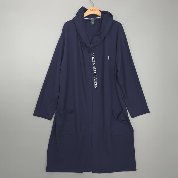 폴로 랄프로렌 POLO RALPH LAUREN 로고 후드 가운 M