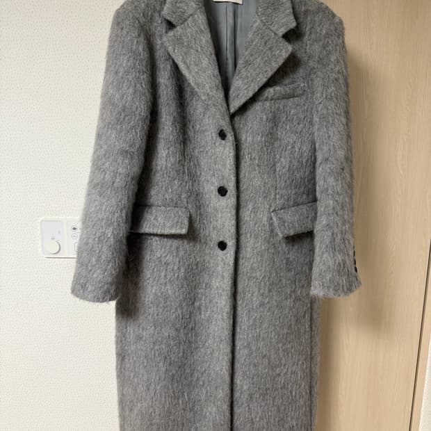 노티아 알파카 싱글 롱 코트