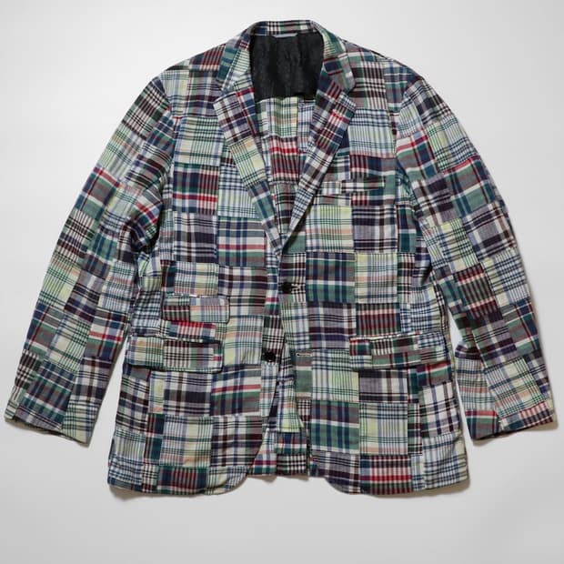KENNETH FIELD Patchwork Madras Jacket