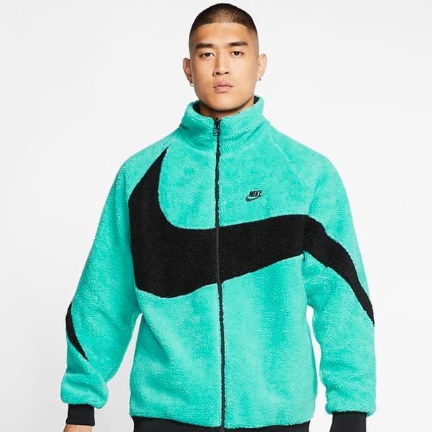 nike 나이키 양면 후리스 점퍼 빅스우시 자켓