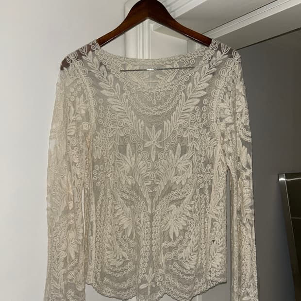 Oriental Mood Sheer Blouse / 빈티지 블라우스