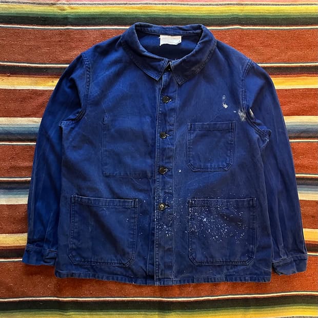 60s 70s 빈티지 프렌치 워크 자켓