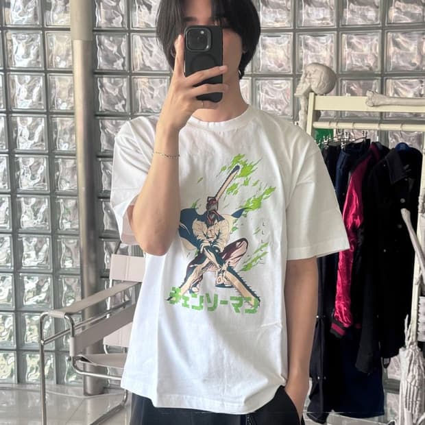 CHAINSAW MAN PRINT TEE 체인소맨 프린트 티셔츠