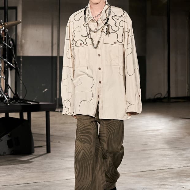 23fw 드리스 반 노튼 핍 프린팅 진