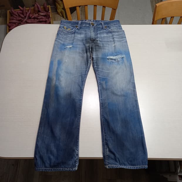 32 ROBIN'S USA 워싱 일자진 커스텀 32-351