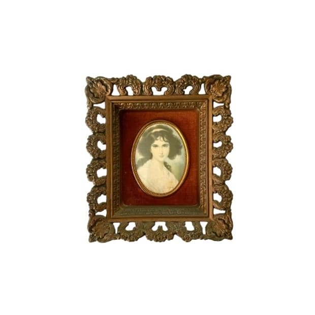 앤틱 까메오 액자