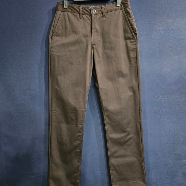 나이키 SB 다크브라운 남성 슬림핏 허리 28 면바지 