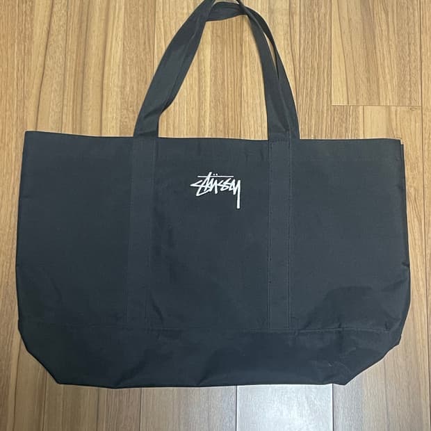 stussy 스투시 블랙 토트백 (잡지부록)