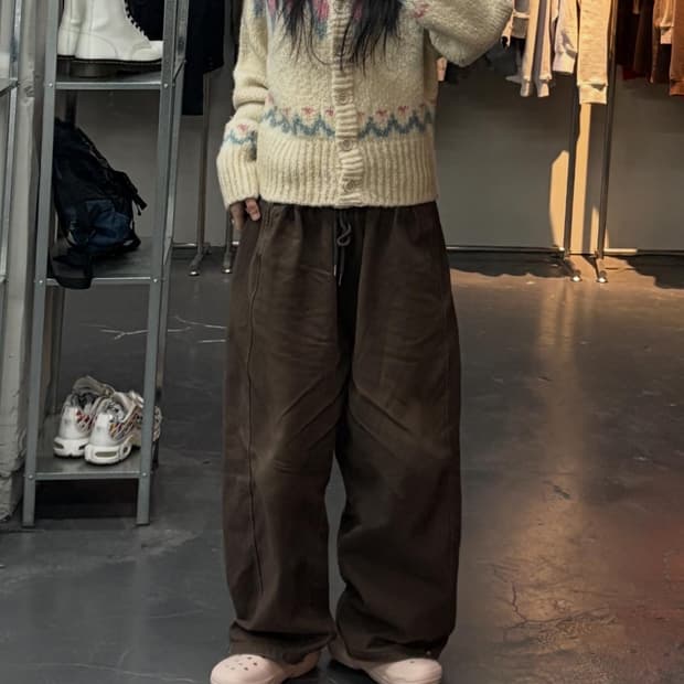 리엘 노르딕 니트 가디건 A3097