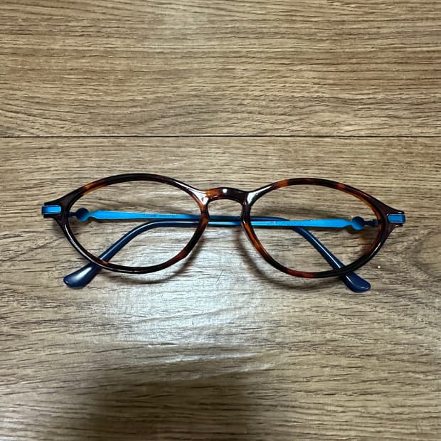 빈티지 안경테 호피 뿔테 오래된숲