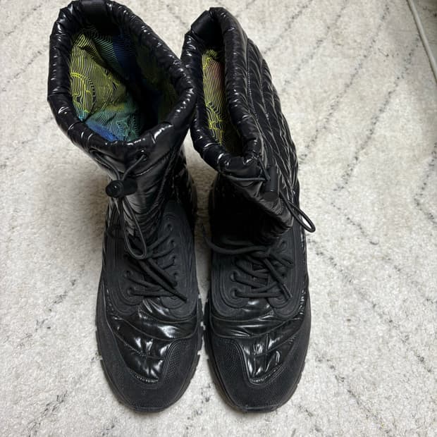 루이비통 2054 drawstring boots black