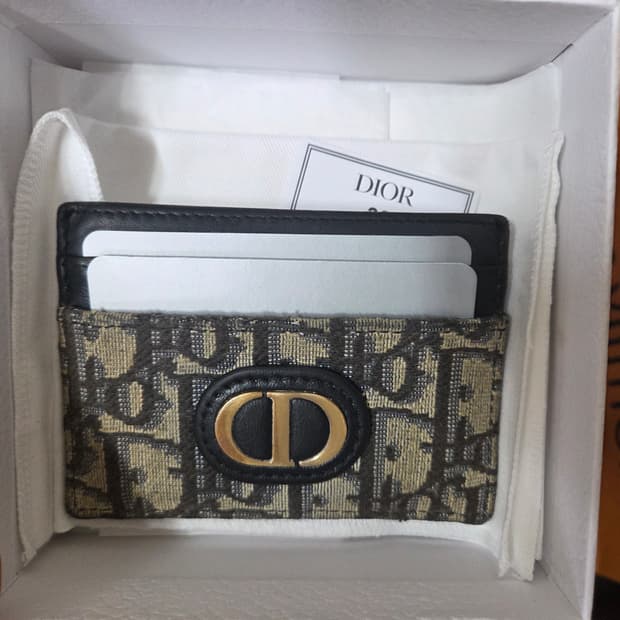 디올 오블리크 몽테인 카드지갑