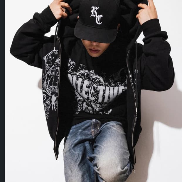 Kc 머천 콘서트 후드집업 m