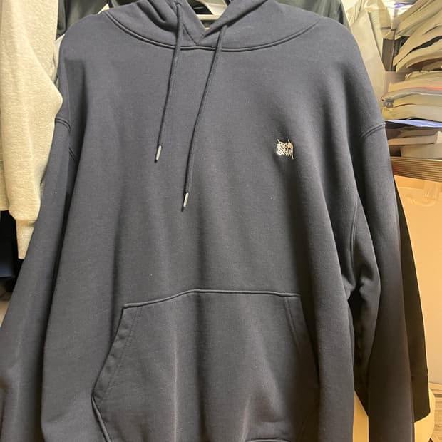 브라운브레스 후드티 네이비