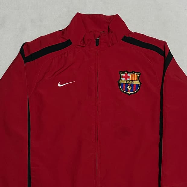 XL 나이키 바르셀로나 레드 트랙탑