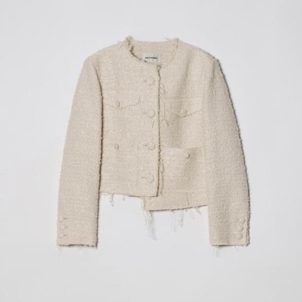 솔티페블 트위드자켓