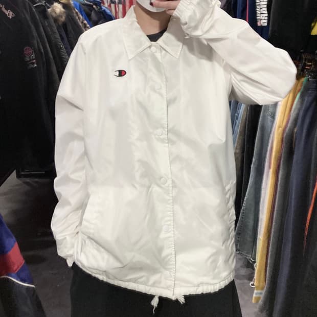 [IM]챔피온 화이트 코치자켓