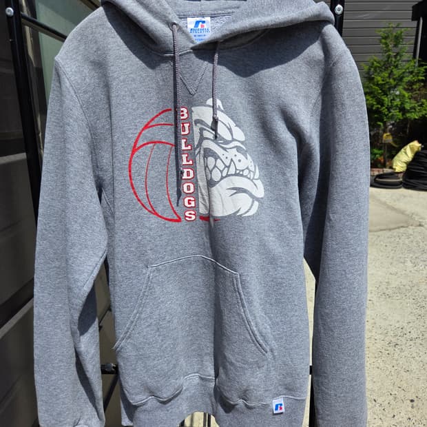 빈티지 러셀 애슬레틱 00’s 불독 배구 아카이브 후드 (희귀)