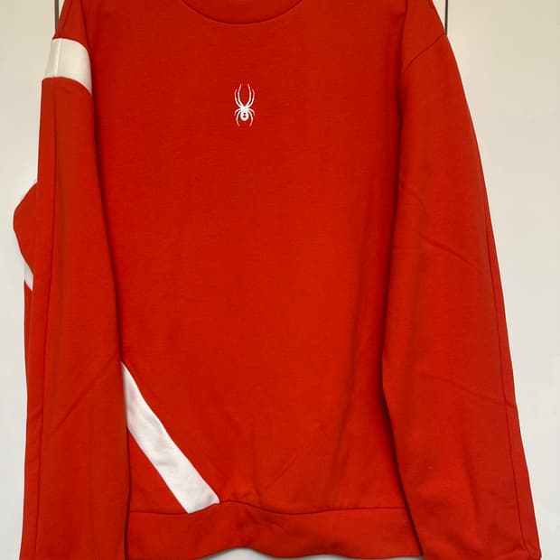 스파이더 기모맨투맨 티셔츠 