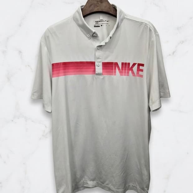 XL,105 )) NIKE 나이키 골프 드라이핏 카라 반팔티셔츠!~