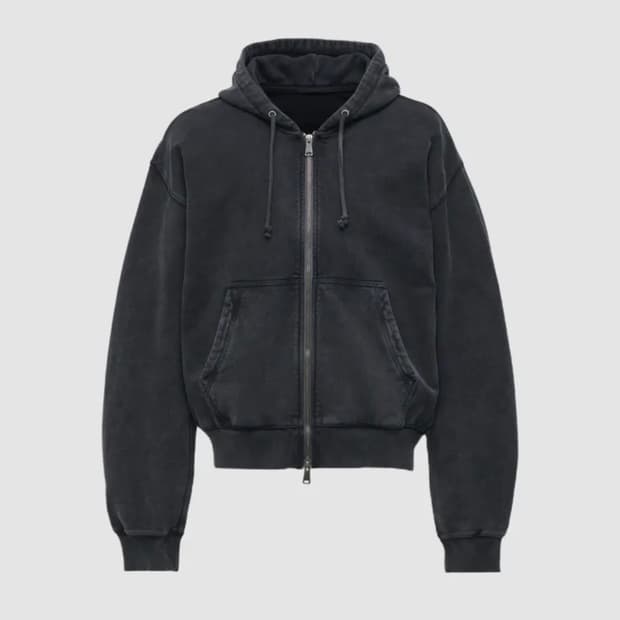 쿠어 가먼트 다잉 에센셜 후드집업 [M]