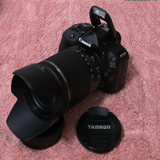캐논 EOS 100D과 탐론 18-200mm 렌즈 팝니다