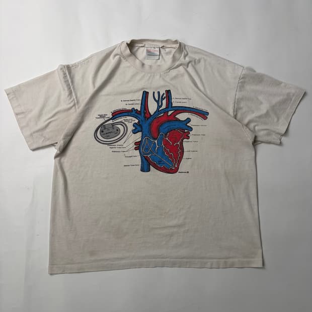 90s Anatomy Tee (white)