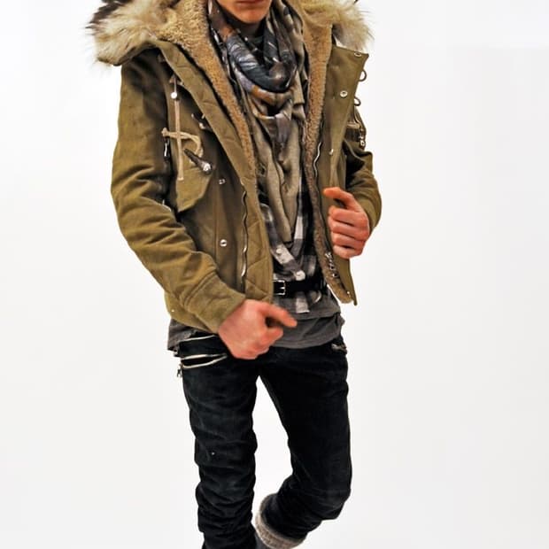 발망 11fw 더블 지퍼 3D 바이커 팬츠