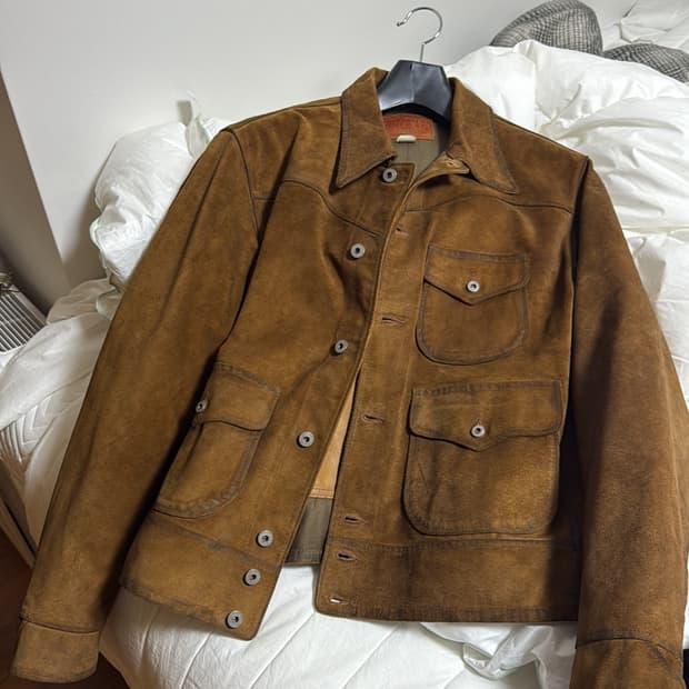 RRL 러프아웃 스웨이드 자켓 L사이즈 새상품