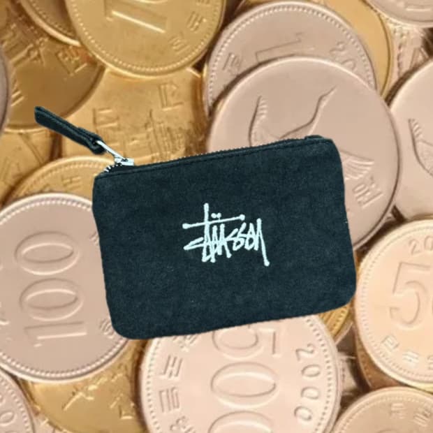 스투시 동전지갑