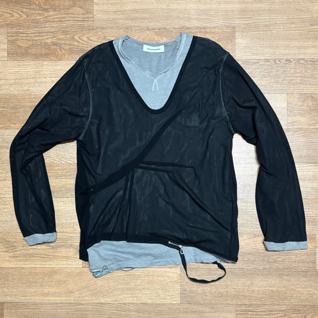 48) kiko kostadinov knox mesh longsleeve