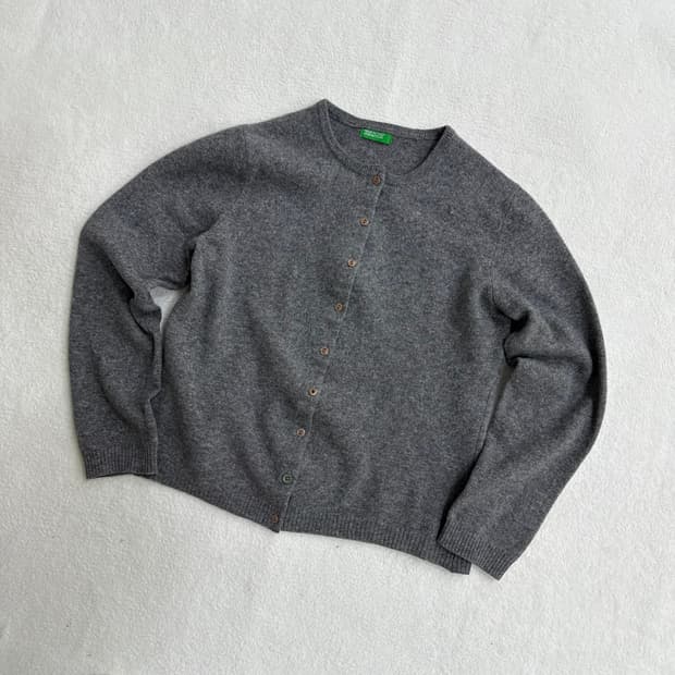 실측확인 베네통 여성 니트 가디건 0330T